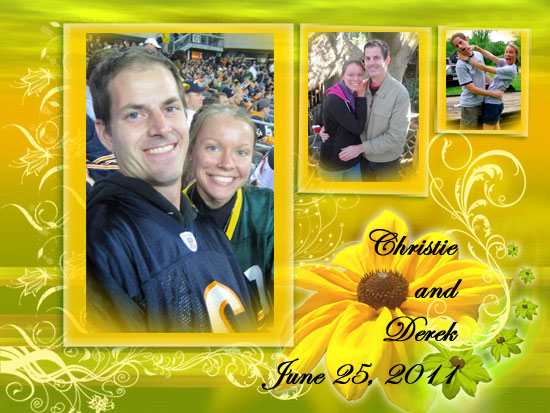 Christie and Derek - June 25, 2011